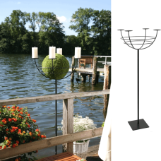 2x Bougeoirs pour Bougies Piliers avec Couvercle En Verre, Chandelier