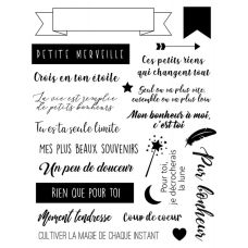 Transparent Sentiment Tampon Transparent Sentiment Etoile, loisirs creatifs pas cher - Badaboum
