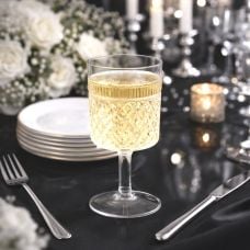 Verre à Pied Élixir Réutilisable Plastique Transparent 270ml