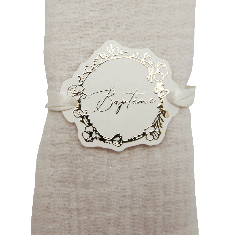 Lot De 50 Ronds De Serviette En Papier Cœur - 19,7x5,4 Cm, Blanc Nacré | Pour Mariage, Baptême, Anniversaire, Décoration De Table Serviette Papier Noel Bleu
