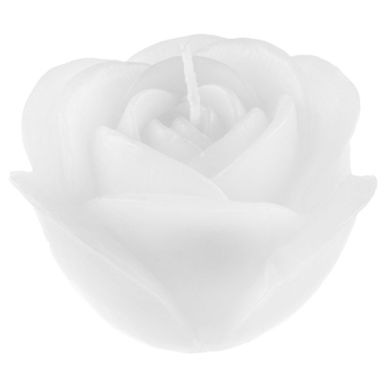 Rose blanche - Fleur artificielle d'illusion