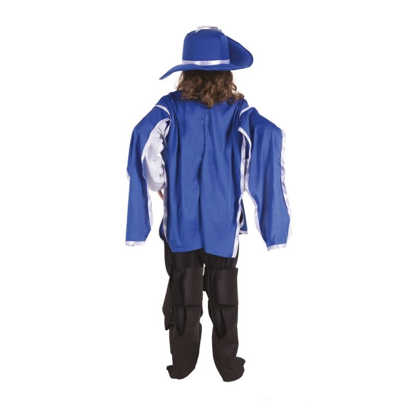 FIESTAS GUIRCA | Costume de Bandit du Désert Enfant (3-4 ans) - Chemise, Gilet, Ceinture, Chapeau et Pantalon - Costumes pour Halloween, Carnaval et Fêtes - Idéal pour Enfants - Bleu et
