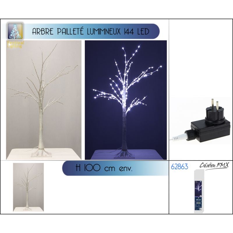 Renne lumineux Majestueux Blanc froid 200 LED - Décoration lumineuse
