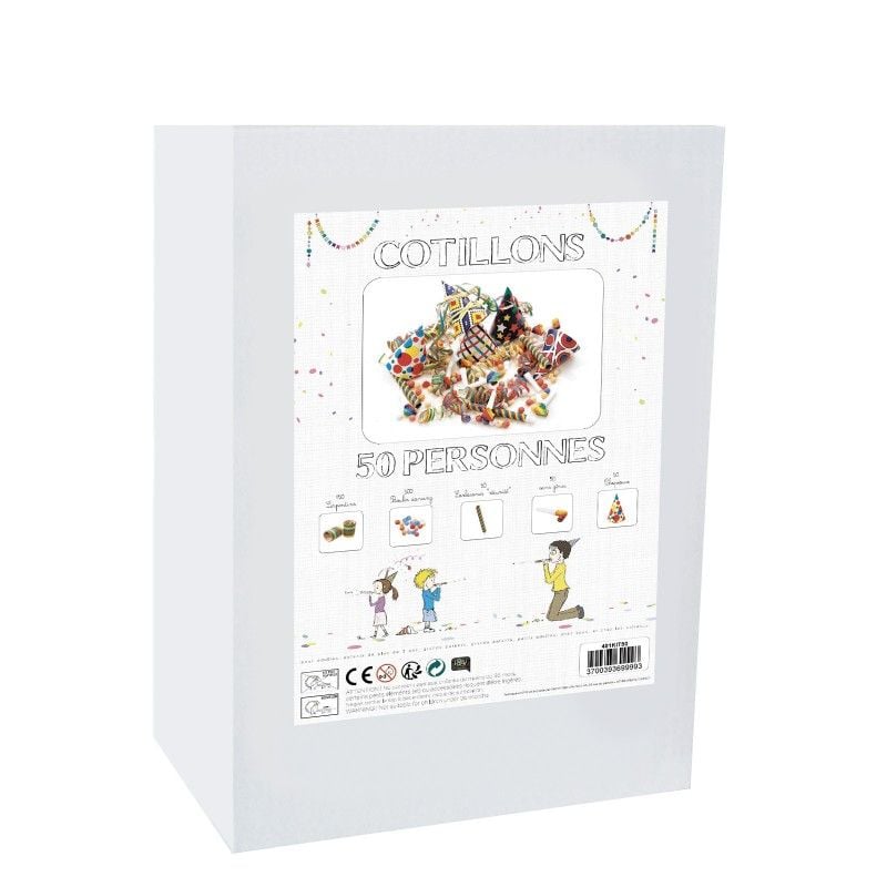 Coffret surprise de cotillons 10 personnes Coffret surprise de cotillons 10 personnes