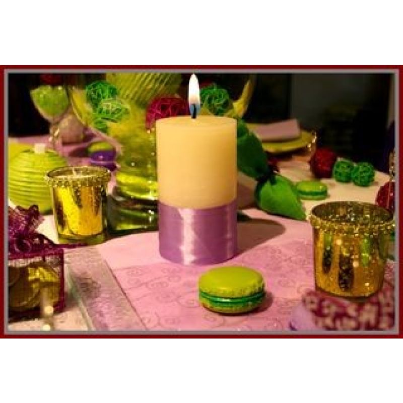4 Rouleaux Ruban Satin Violet 22m X 10mm - Ruban Cadeau Mariage Et Bricolage