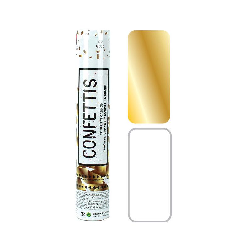 Canon à Confettis Hillylolly – Lot De 4 Tubes De 28 Cm – Effet 3-5 M – Anniversaire, Mariage, Fête – Sécurisé Et Facile à Utiliser