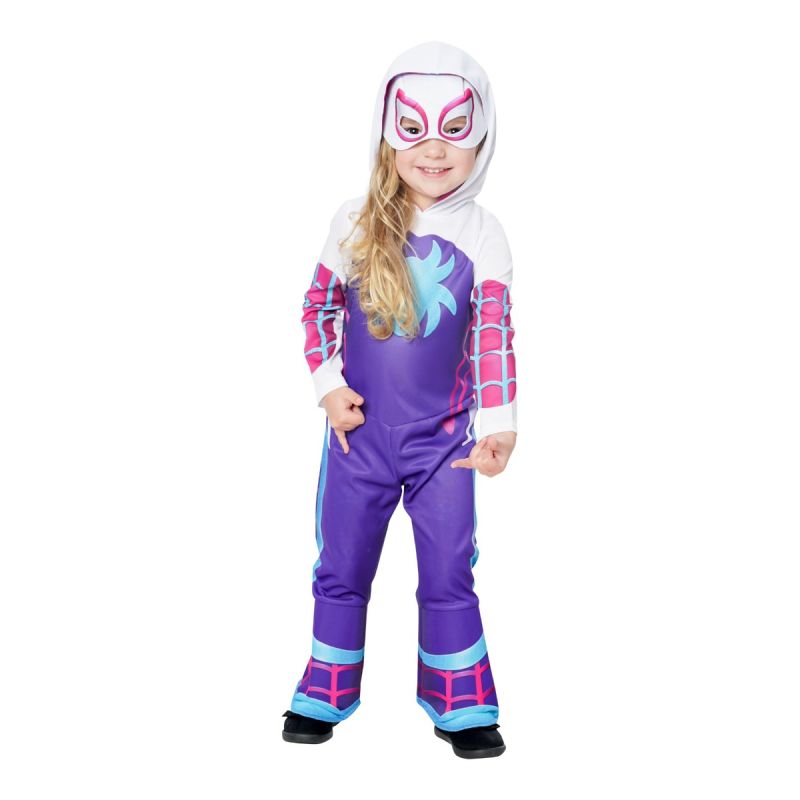 Déguisement Ghost-Spider enfant 2-3 ans - Combinaison + masque | Pas cher Déguisement Ghost-Spider enfant 2-3 ans - Combinaison + masque | Pas cher
