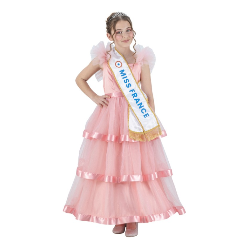 T-shirt Miss Evie Fille 11-12 Ans - Rose Basique Col Rond (occasion Très Bon état)