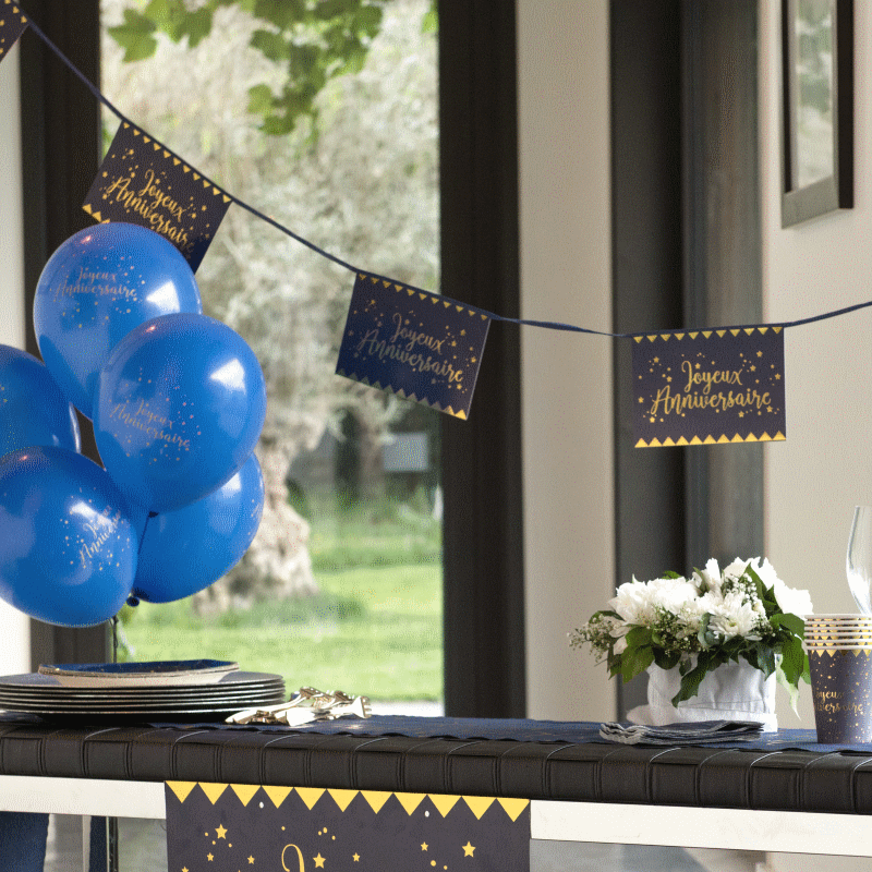 Décorations Autocollantes Forme Pétale - Lot De 10 - Bleues - 1,5 Cm