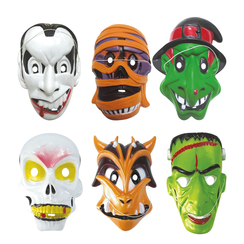 Masque Halloween Squelette Réaliste – Effrayant Pour Enfants Et Adultes – Bande Ajustable – Déguisement Et Fêtes