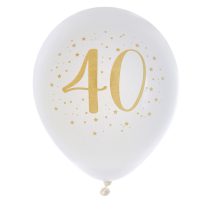 Serviettes en papier Anniversaire 40 ans OR - Deco Anniversaire 40 ans -  Badaboum