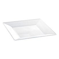 COUPELLE CARREE TRANSPARENTE PLASTIQUE 17x17 CM 080082106