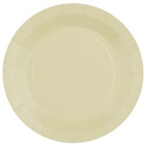 Assiette colorée en plastique réutilisable 18 cm x 20 pièces – Kibo