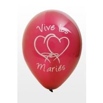 Ballon aluminium coeur blanc 45 cm - Vegaooparty