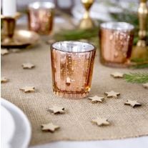 Chemin de table Sequin rose gold - Dragées Anahita