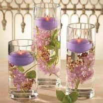 Lot de 2 bougies Flambeau LED 24cm, deco mariage pas cher - Badaboum