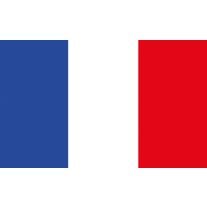 Drapeau de la France 45 x 30 cm avec pince Vitre de Voiture, Accessoires  supporters