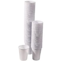 Gobelet de café 80cc tasse de café jetables en plastique blanc