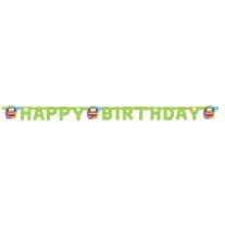 Guirlande Lettres Joyeux Anniversaire Or 2m, decoration salle pas cher -  Badaboum