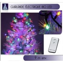 IDIMEX Guirlande LED AMICI à boules blanches, guirlande lumineuse d' intérieur avec 20 boules pas cher 