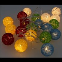 Guirlande lumineuse a pile 20 LED Flash, decoration noel - Badaboum