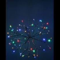 Etoile Lumineuse Rayonnante de Noel 70 LED Multicolore, deco noel - Badaboum