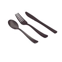 Couvert Plastique Set 90 Pièces,30 Fourchettes plastique,Couteaux et  Cuillères en Plastique,Couvert Plastique Reutilisable Noir et Robuste Pour  Anniversaire Barbecue Mariage ect (style 1) : : Cuisine et Maison