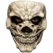 Masque tête de mort rouge fissures par 2,50 €