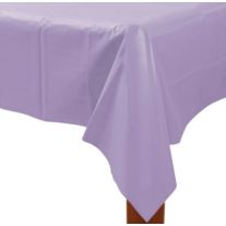 Nappe en plastique rectangulaire Blanche 135x270cm, nappe pas cher -  Badaboum