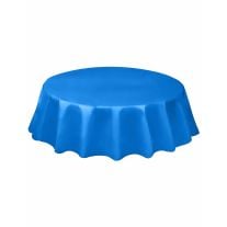 Nappe en plastique rectangulaire Bleu Roi, nappe pas cher - Badaboum