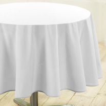 Nappe Ronde Soft Blanc - Aspect tissu - Fournisseur