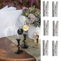 Tube de Bulle de savon Flocon de Neige Argent, decoration mariage - Badaboum