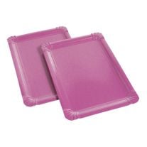 Lot de 3 plateaux en carton dore en carton - L'Incroyable