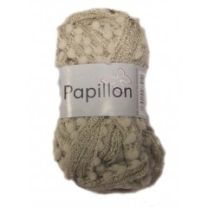 Pelote de laine pompon papillon Brique, tricot pas cher - Badaboum