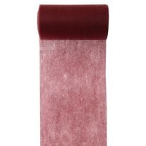 ▷ Sublime chemin de table rouge bordeaux en satin