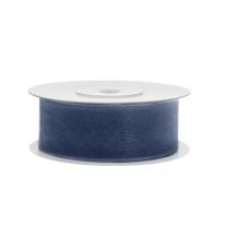 Nappe ronde jetable 240cm Bleu Marine en tissu intissé - Badaboum