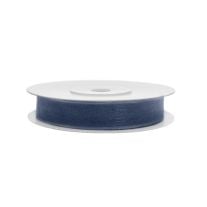 Nappe ronde jetable 240cm Bleu Marine en tissu intissé - Badaboum