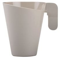 Mug plastique blanc Réutilisable - Destockage Prix Bas !