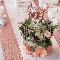 Urne Joyeux anniversaire métallisé Rose gold, deco mariage pas cher -  Badaboum