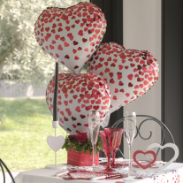 Lot de 1000 papiers de soie décoratifs en forme de cœur rouge, pour demande  en mariage, saint-valentin