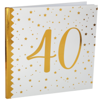 Serviettes en papier Anniversaire 40 ans OR - Deco Anniversaire 40 ans -  Badaboum