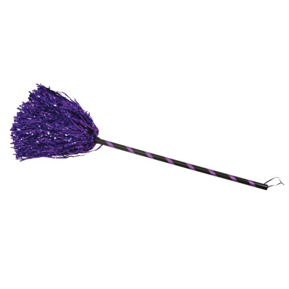 Balai De Sorcière Rose Fluo Halloween - Longueur 98 Cm - Plastique - Décoratif Pour Déguisement Ou Décoration - 7