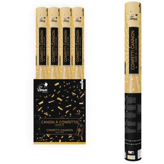 Lot De 10 Canons à Confettis En Papier Relaxdays - Effet 6-8 M, Pour Mariage, Anniversaire, Nouvel An - Sécurité Sans Feu