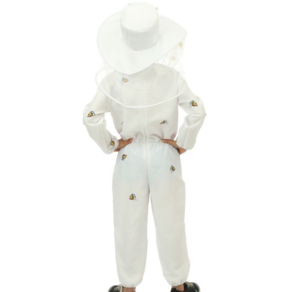 Combinaison D'Apiculture Pour Tout Le Corps Vêtements à Capuchon Avec Voile Manteau De