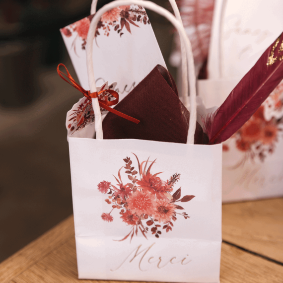 120 Autocollants "Sa" Et "Son" Pour Mariage - 5 Cm, Papier Blanc - Pour Enveloppes, Sacs-cadeaux, Sachets Bonbons - 8