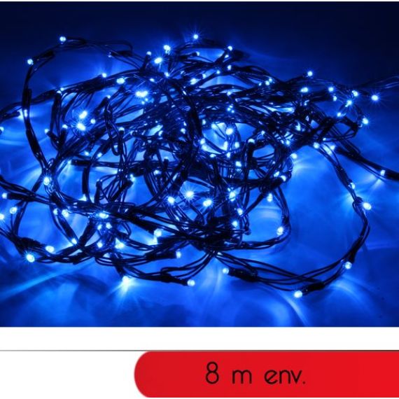 Guirlande tube lumineux LED 12 Mètres Bleu, decoration Noel - Badaboum