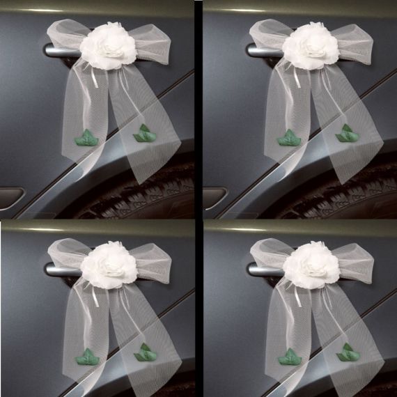 Nœuds de Voiture Mariage Nœud Mariage Nœuds Emballage Cadeau 50cm