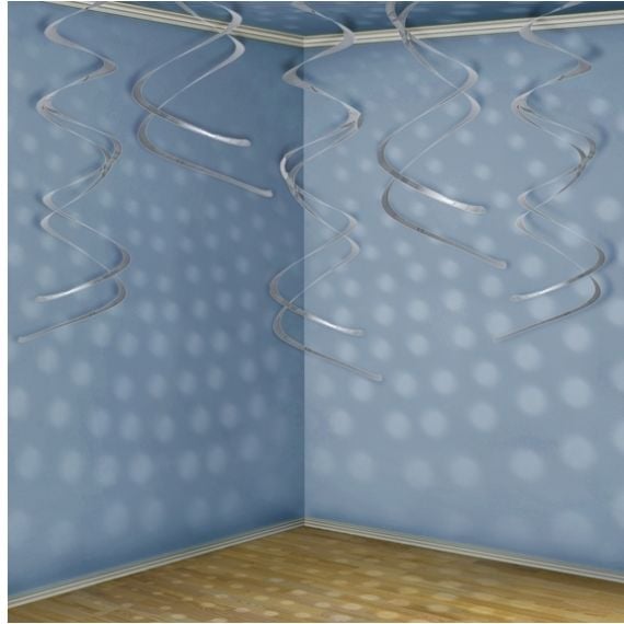 Guirlande En Spirale 54 Pièces, Tourbillons Colorés, Décoration