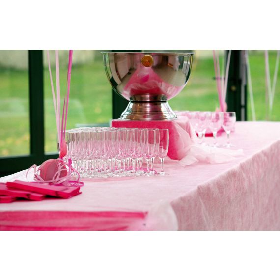 Rouleau de nappe intisse Rose Nappe intissee pas cher Badaboum