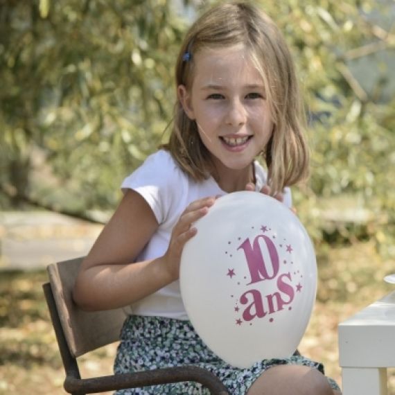 Ballon Gonflable Chiffre Joyeux Anniversaire - Badaboum